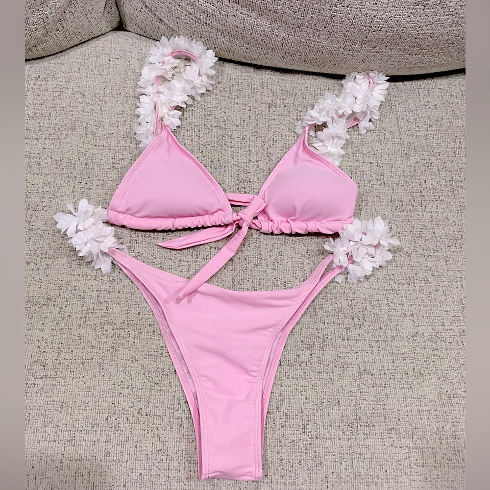 Pink Floral Bikini🌸